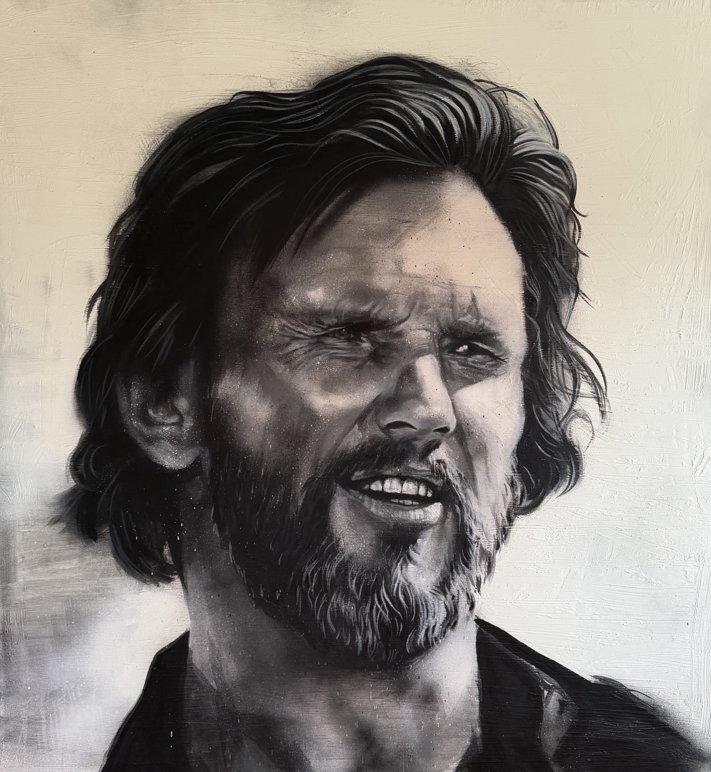 SUNDAY MORNING — Kris Kristofferson, painting by Flynn